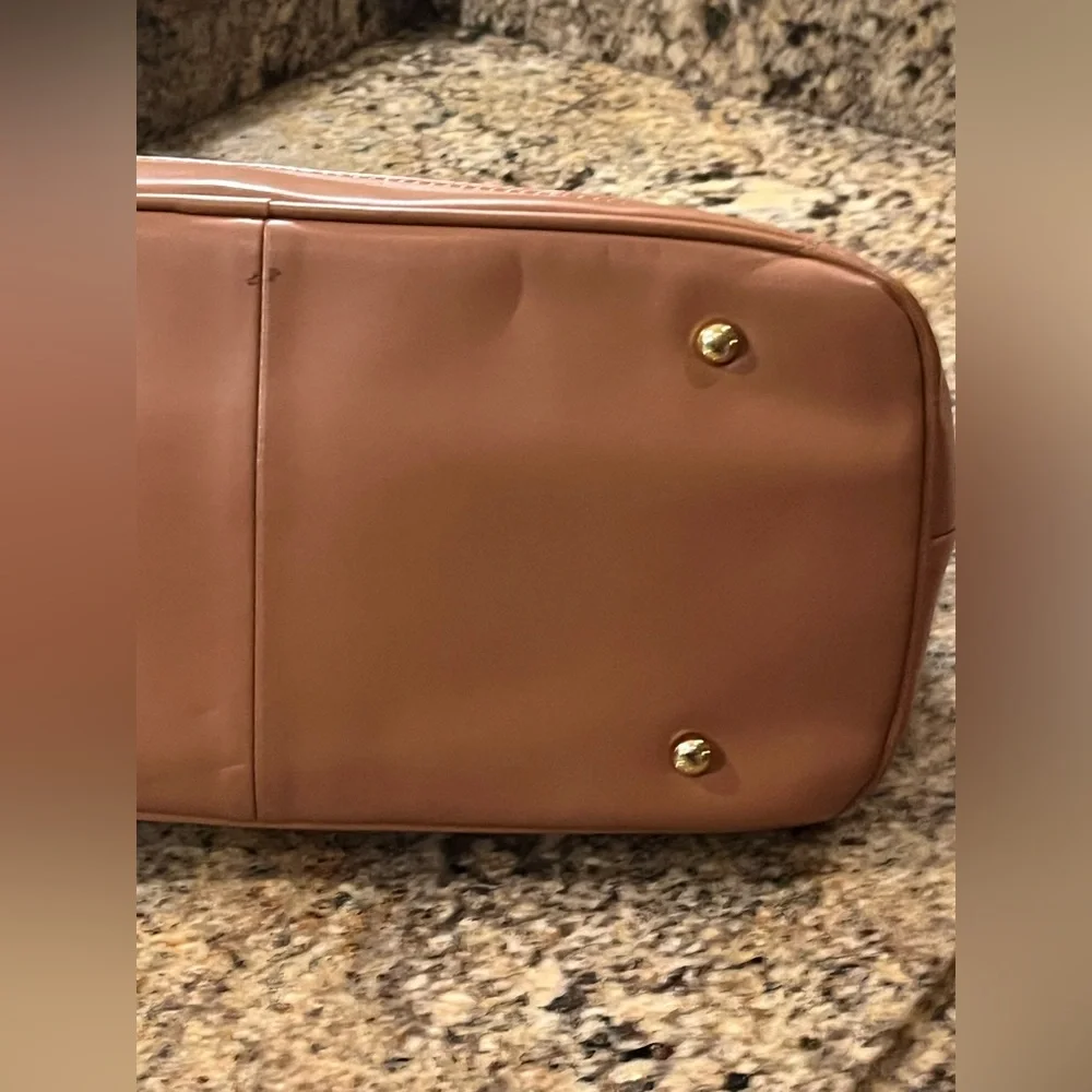 NWOT Joy & Iman Split Leather Timeless Handbag
